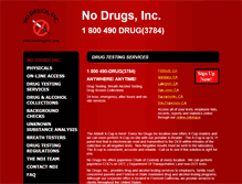 Tablet Screenshot of nodrugs.net